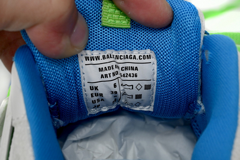 Balenciaga Tess S.Green, White, and Blue