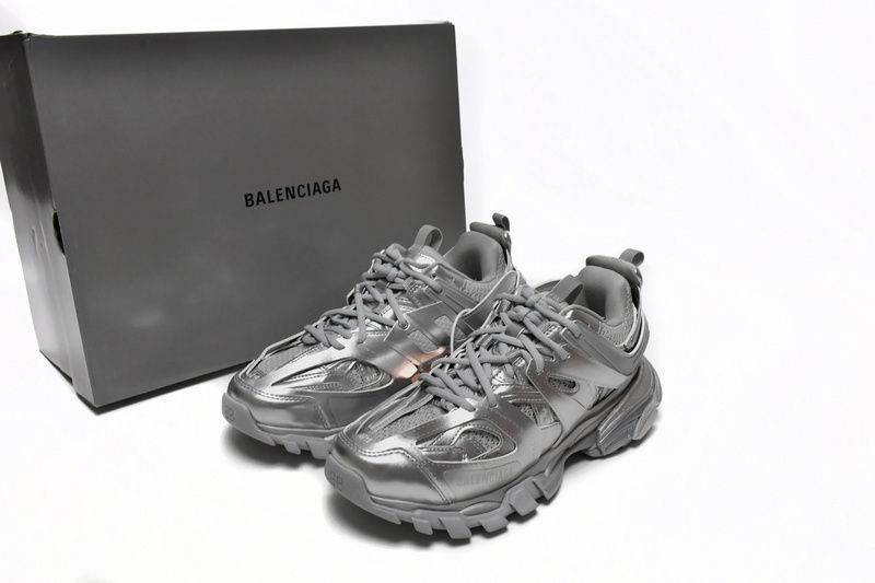 Balenciaga Track.2 Open Sneaker Bright Silver
