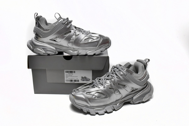 Balenciaga Track.2 Open Sneaker Bright Silver