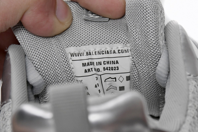 Balenciaga Track.2 Open Sneaker Bright Silver