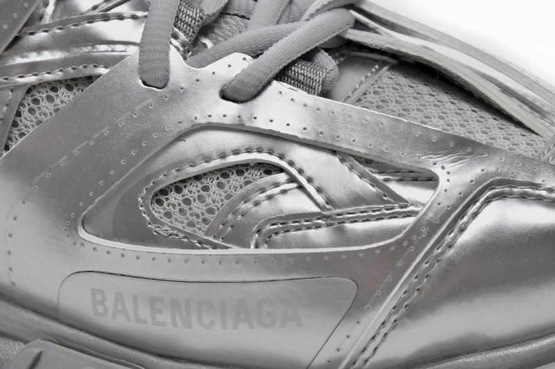 Balenciaga Track.2 Open Sneaker Bright Silver