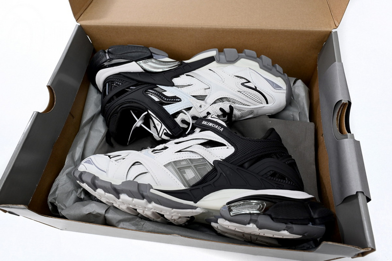 Balenciaga Track 2 Sneaker Black And White