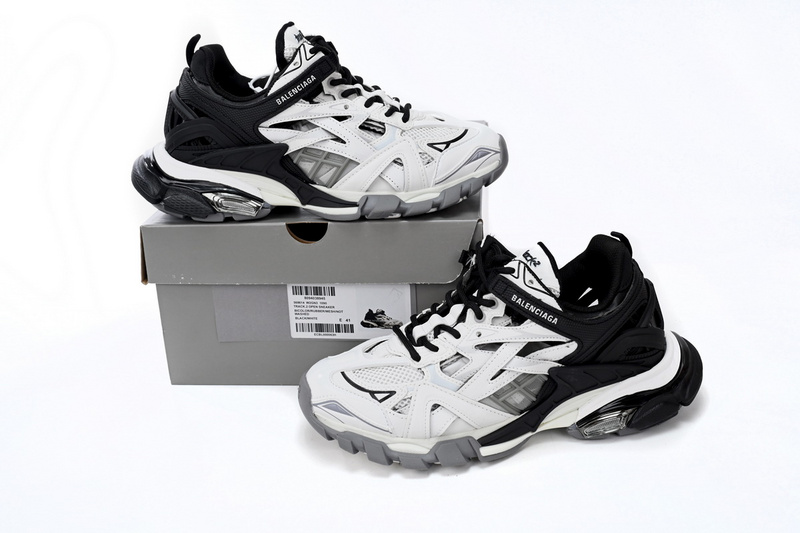 Balenciaga Track 2 Sneaker Black And White