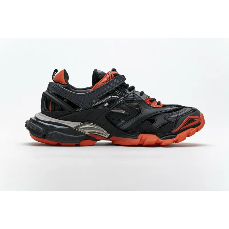 Balenciaga Track 2 Sneaker Dark Grey Orange