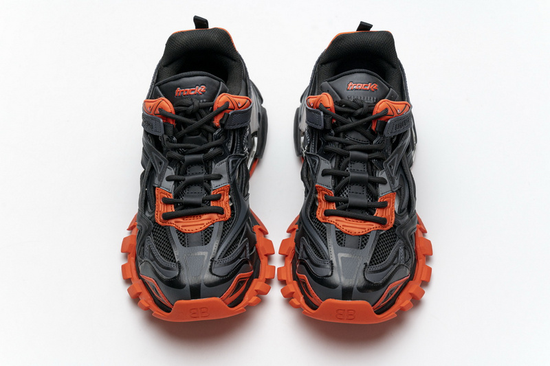 Balenciaga Track 2 Sneaker Dark Grey Orange