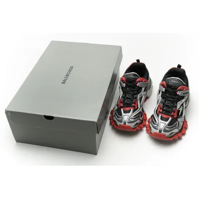 Balenciaga Track 2 Sneaker Grey Red 02
