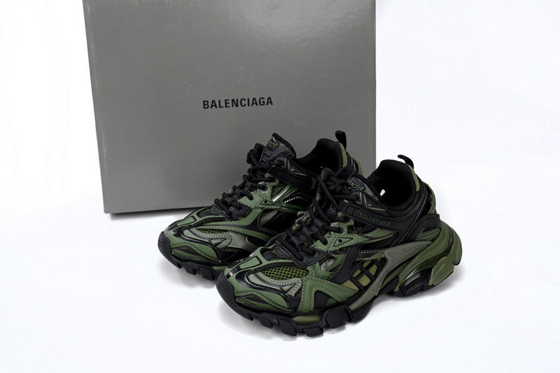 Balenciaga Track 2 Sneaker Military Black