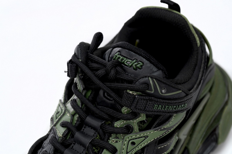 Balenciaga Track 2 Sneaker Military Black
