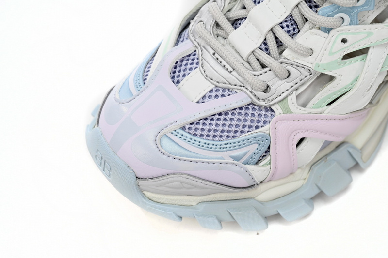 Balenciaga Track 2 Sneaker Military Black Pale White Purple