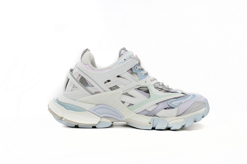 Balenciaga Track 2 Sneaker Military Black Pale White Purple