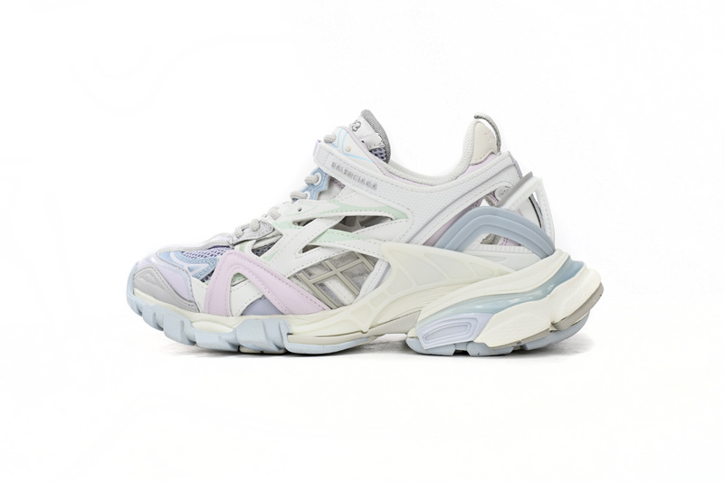 Balenciaga Track 2 Sneaker Military Black Pale White Purple