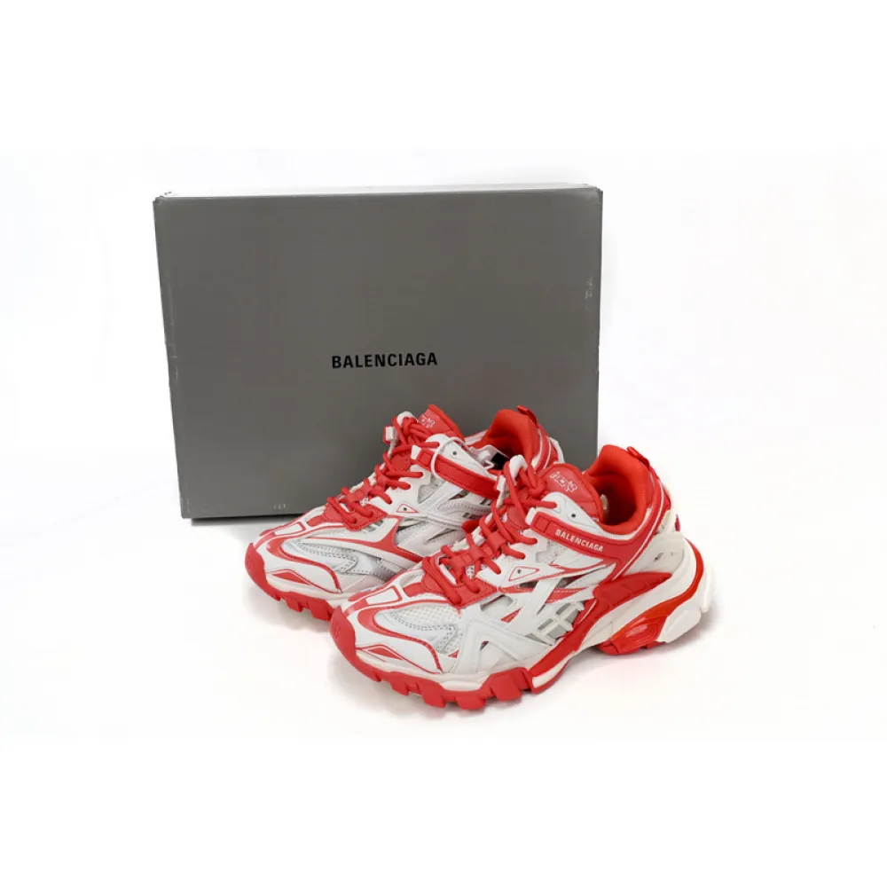 Balenciaga Track 2 Sneaker Military White Red