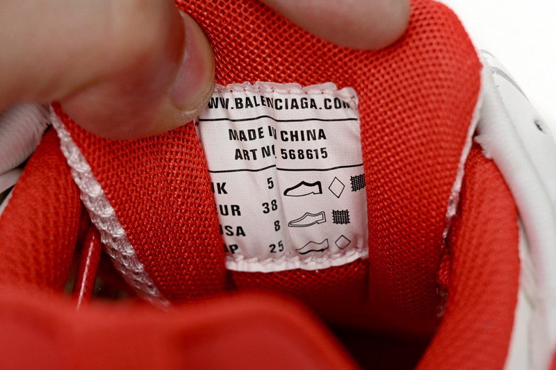 Balenciaga Track 2 Sneaker Military White Red