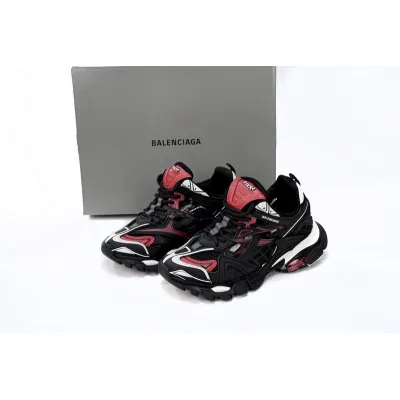Balenciaga Track 2 Sneaker Military Black White Red 02