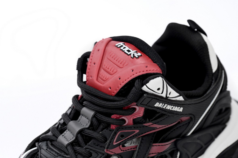 Balenciaga Track 2 Sneaker Military Black White Red