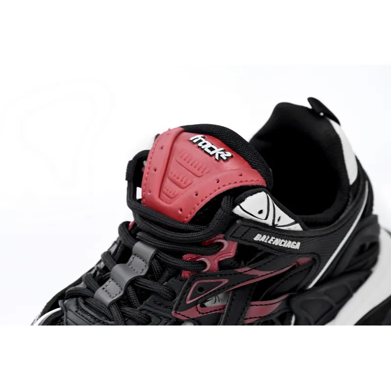 Balenciaga Track 2 Sneaker Military Black White Red