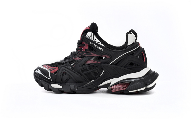 Balenciaga Track 2 Sneaker Military Black White Red