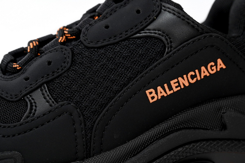 Balenciaga Triple Black Orange
