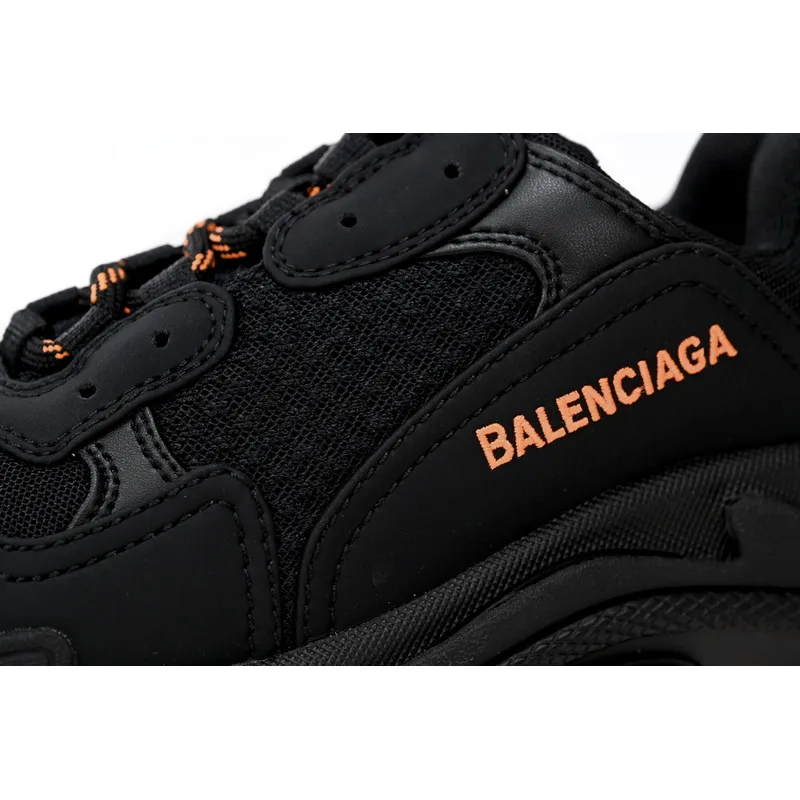 Balenciaga Triple Black Orange