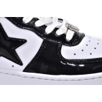 BP A Bathing Ape Bape Sta Low Black White