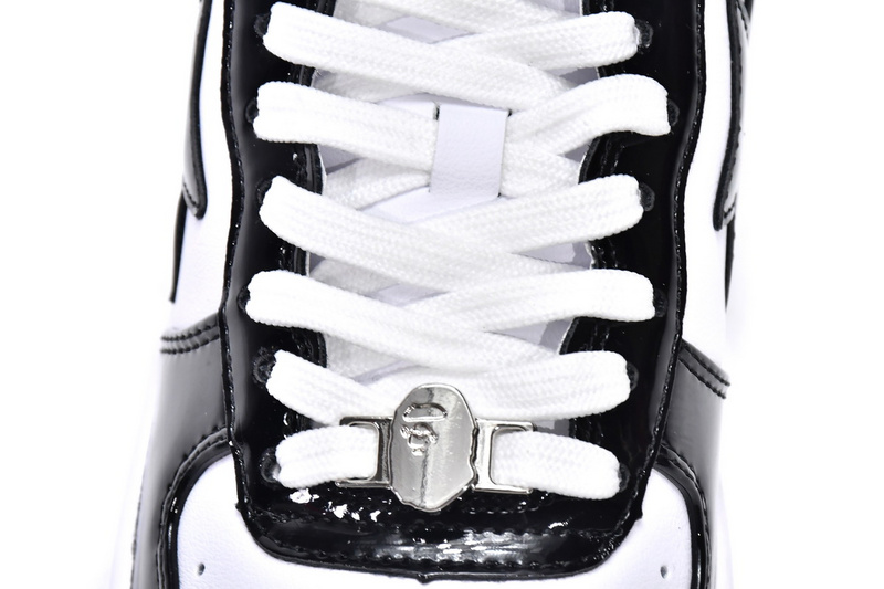 BP A Bathing Ape Bape Sta Low Black White