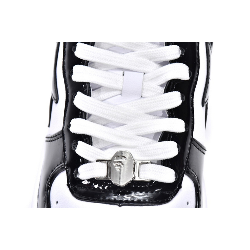 BP A Bathing Ape Bape Sta Low Black White
