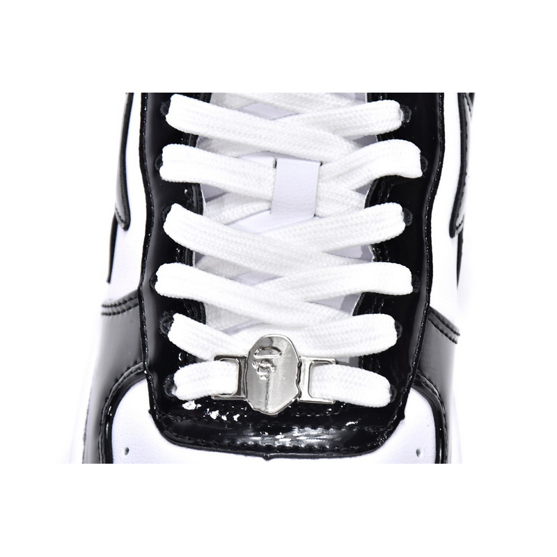 BP A Bathing Ape Bape Sta Low Black White
