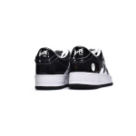 BP A Bathing Ape Bape Sta Low Black White