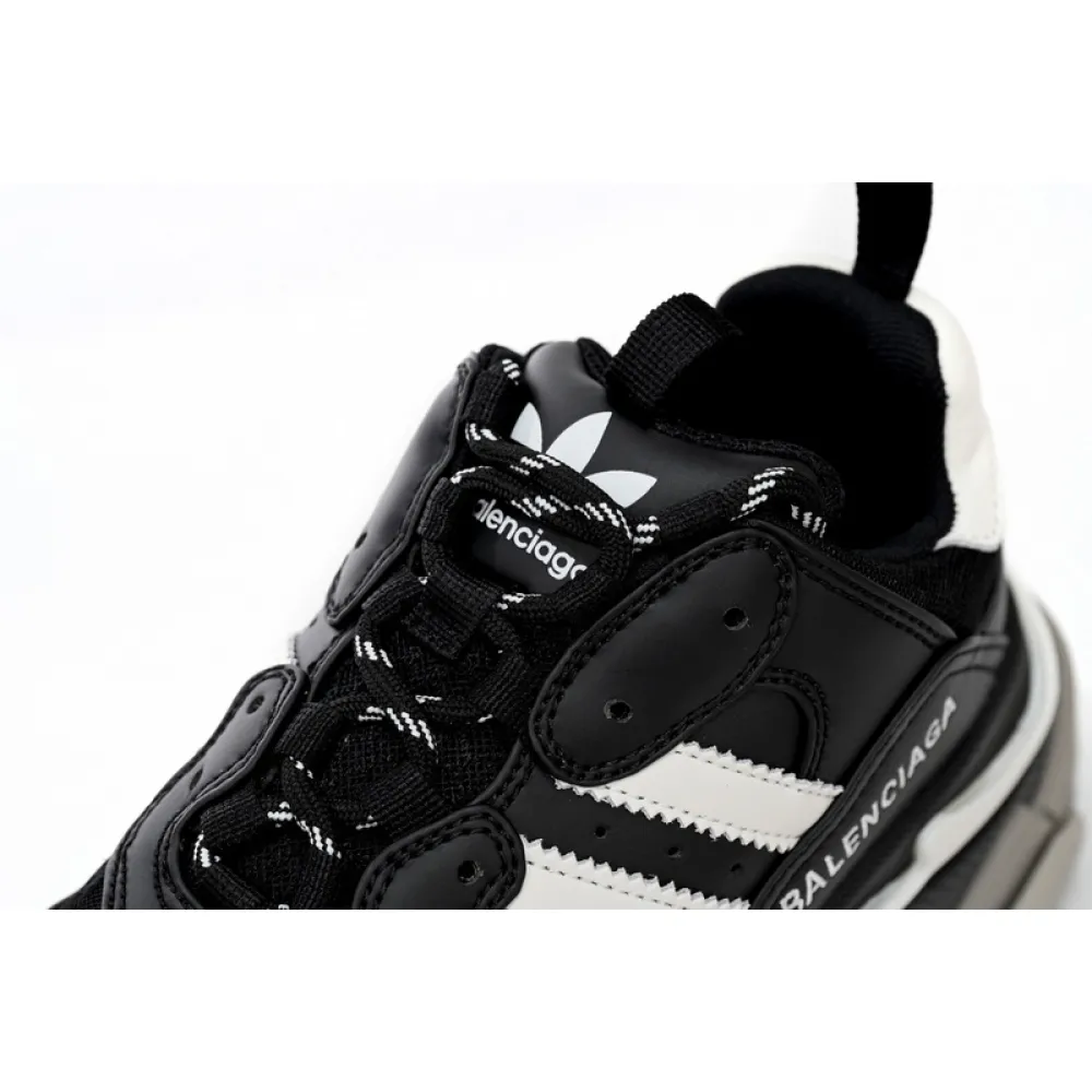 Adidas x Balenciaga Triple S Black And White Bars
