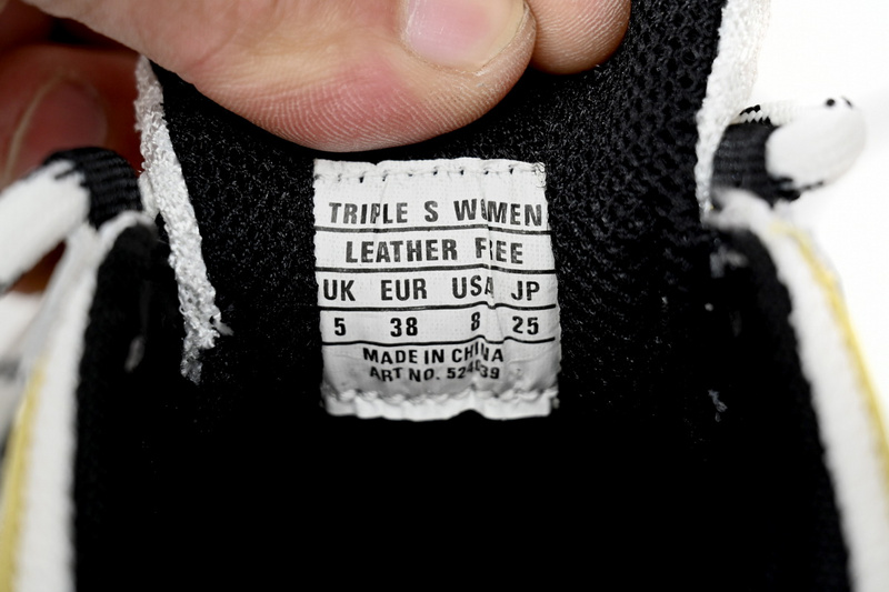 Balenciaga Black, White, And Yellow