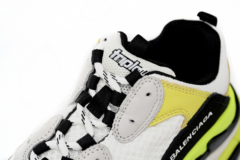 Balenciaga Black, White, And Yellow