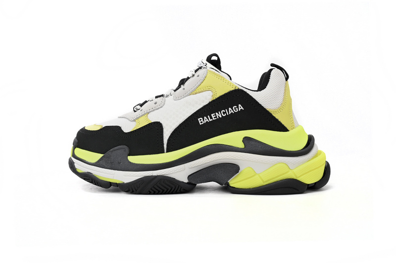 Balenciaga Black, White, And Yellow