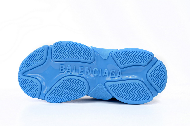 Adidas x Balenciaga Triple S Blue And White Bars