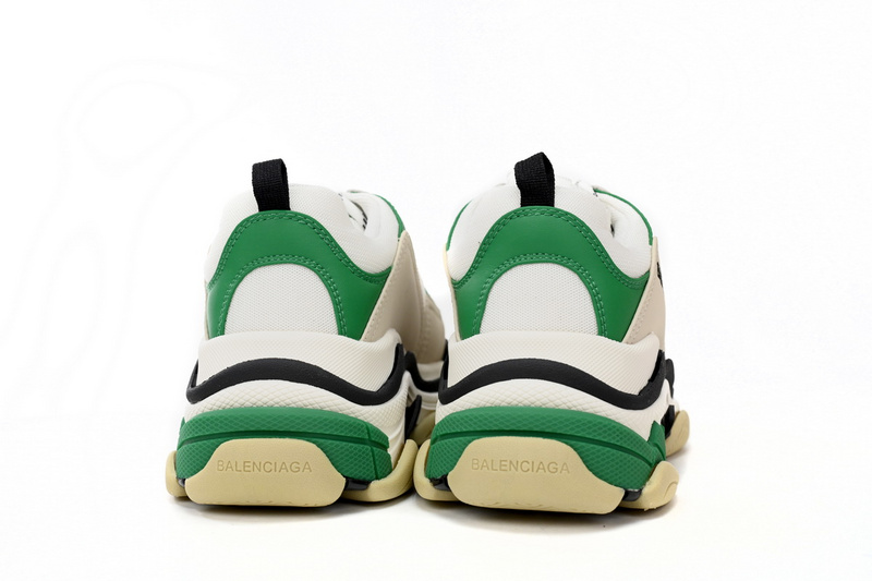 Balenciaga Black And White Green