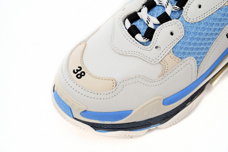 Balenciaga White Blue Net