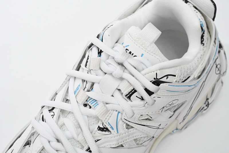 Balenciaga Tess S.Black Graffiti Art