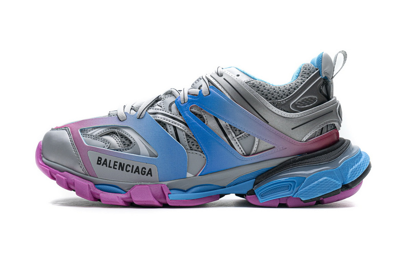 Balenciaga Tess S.Blue Pink Silver