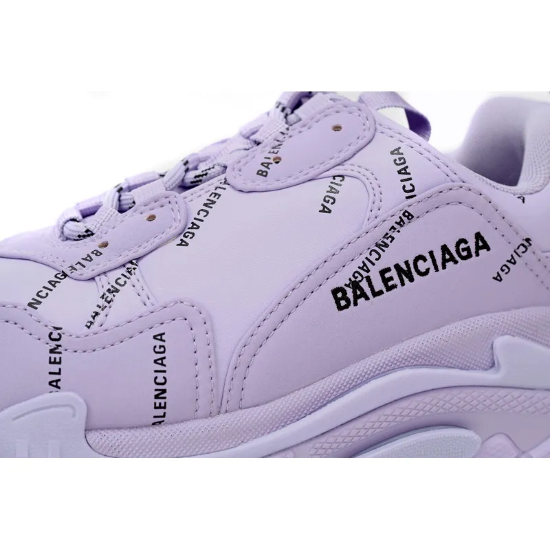 Balenciaga Purple Co Branding