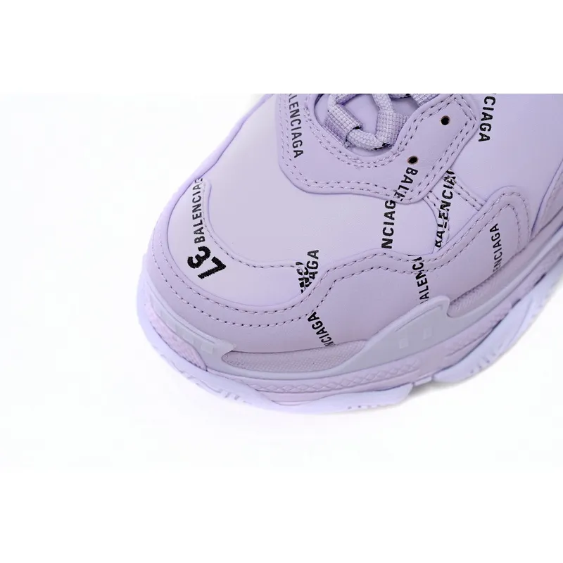 Balenciaga Purple Co Branding