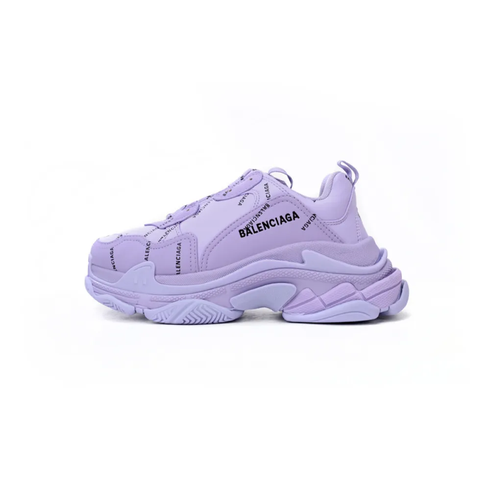 Balenciaga Purple Co Branding