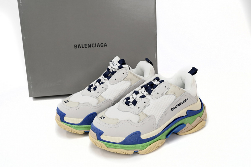Balenciaga Triple White Blue Green