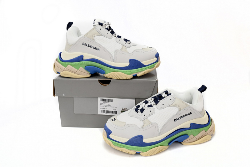 Balenciaga Triple White Blue Green