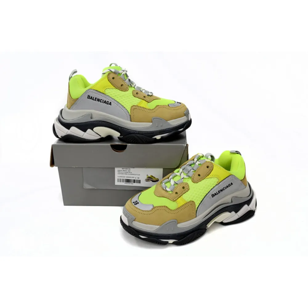 Balenciaga Triple Fluorescent Yellow