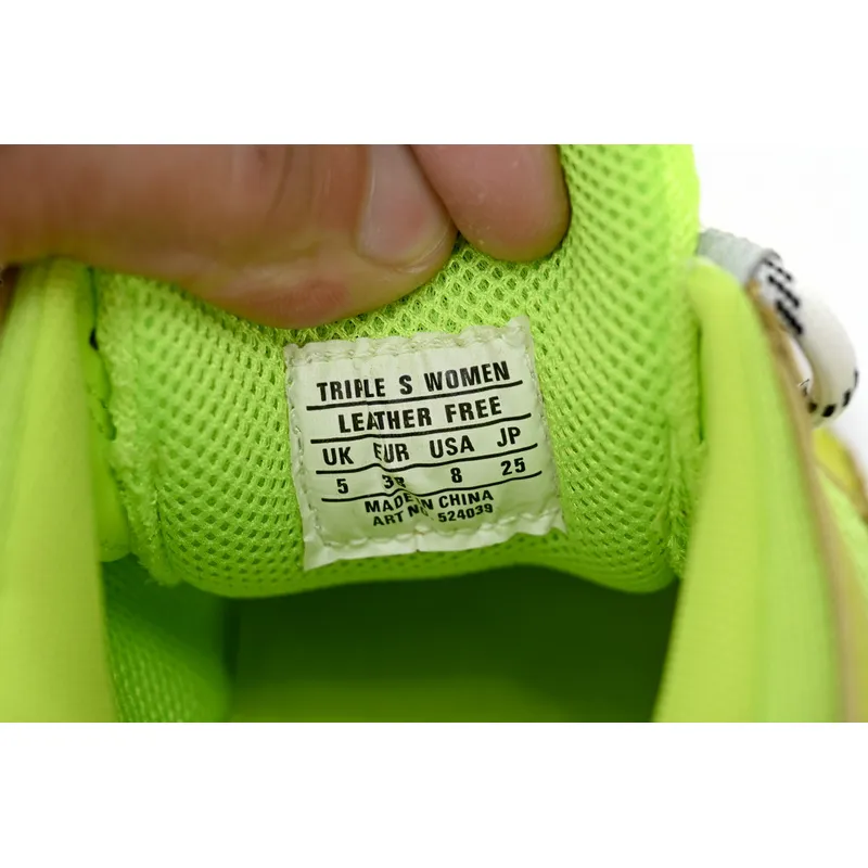 Balenciaga Triple Fluorescent Yellow