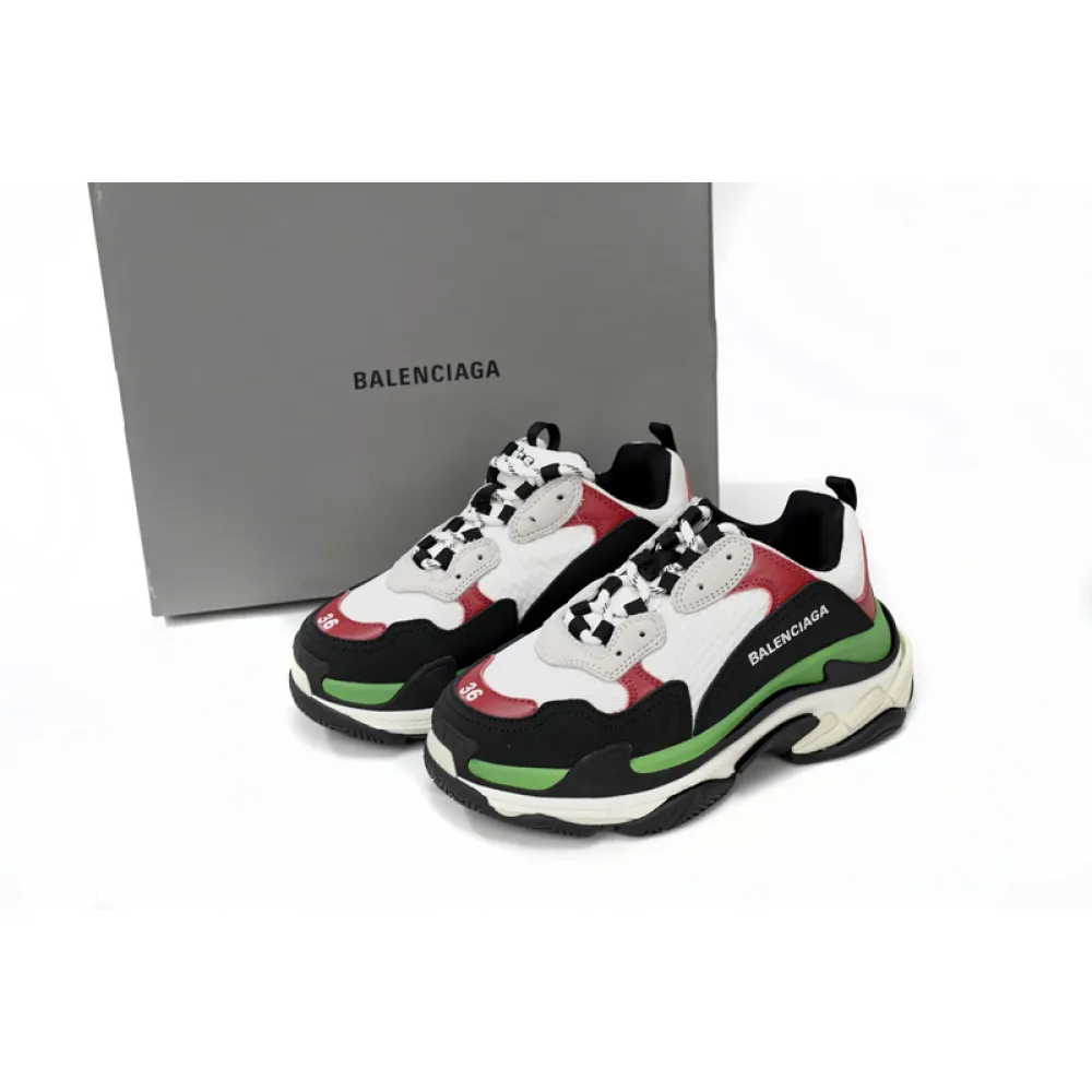 Balenciaga Triple White, red, and Green