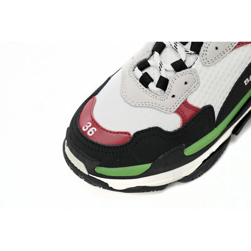 Balenciaga Triple White, red, and Green