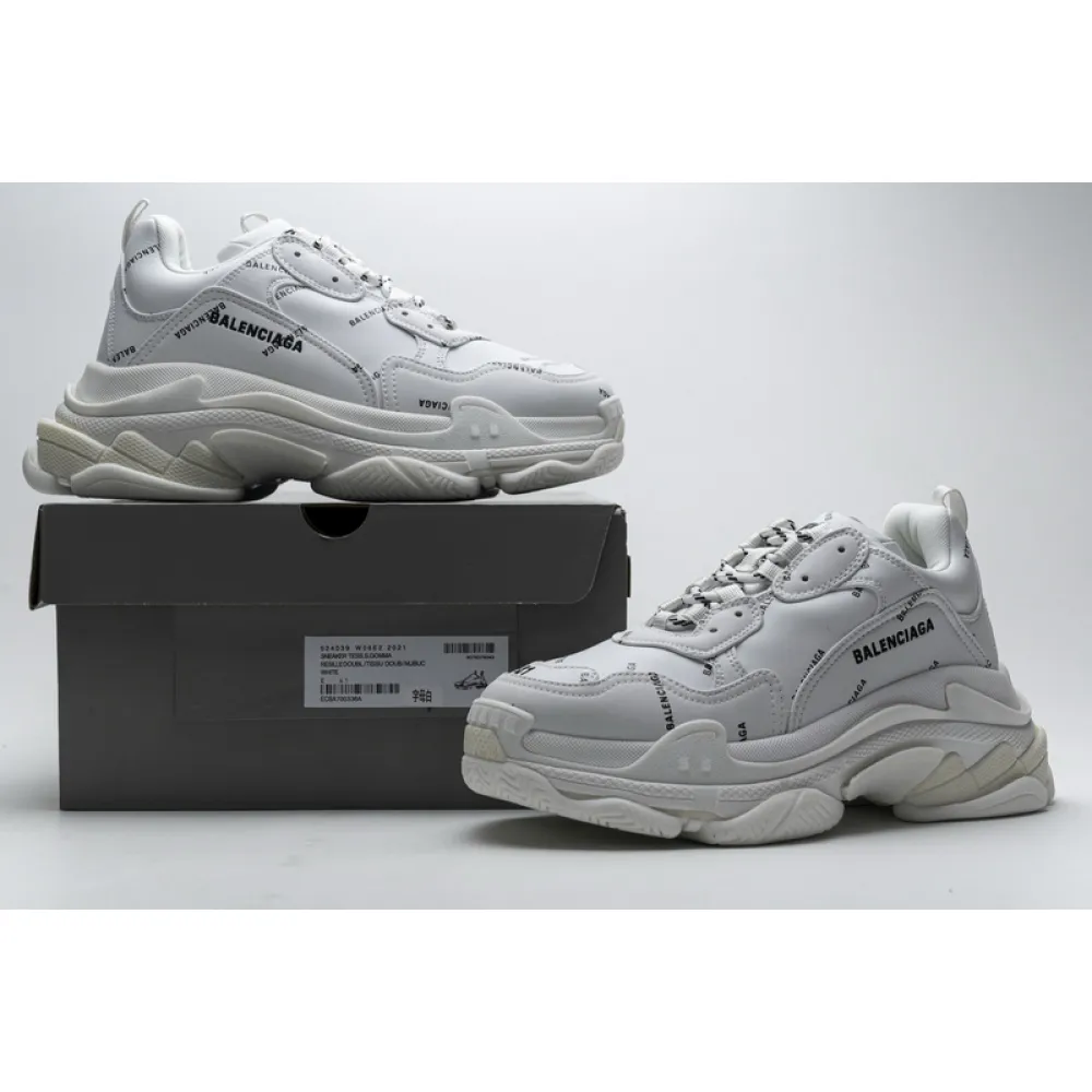 Balenciaga Triple S White