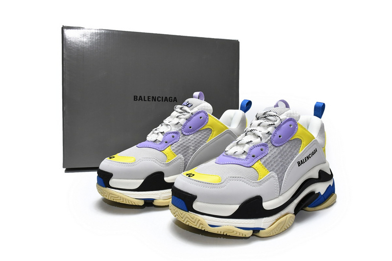 Balenciaga Triple S Black Grey Blue