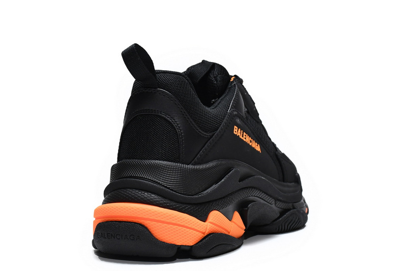 Balenciaga Triple S Black Orange