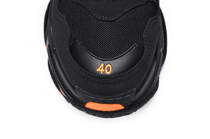 Balenciaga Triple S Black Orange